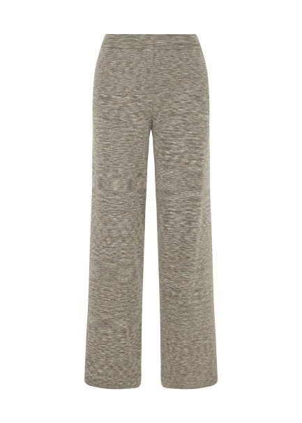 COLOR BLOCK KNIT PANTS NATURAL - 6