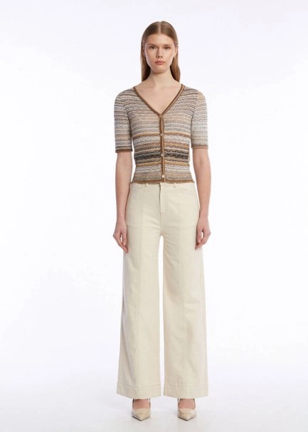 COLOR BLOCK TERRA KNIT CARDIGAN - 2