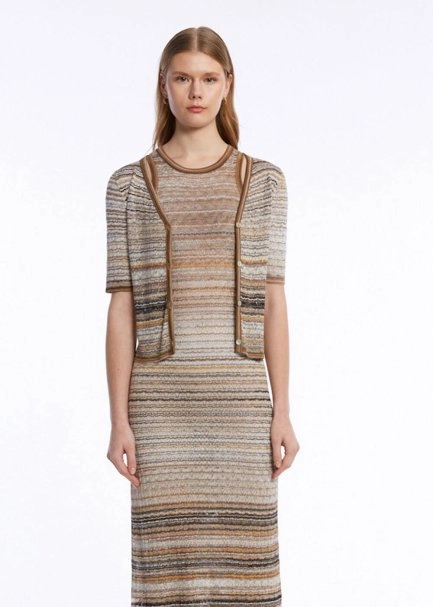 COLOR BLOCK TERRA KNIT DRESS - 2