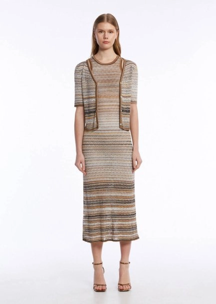 COLOR BLOCK TERRA KNIT DRESS - 3