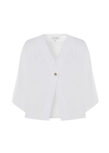 CONTRAST DETAILED PEARLY KNIT TOP - 6