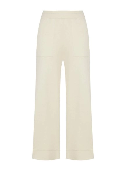 CROP SAND KNIT PANTS - 6