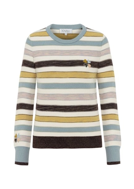 DEGRADE HEART EMBROIDERED SWEATER - 6