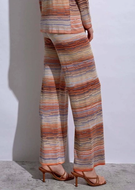 Degrade Patterned Lilac Knıt Pants - 3