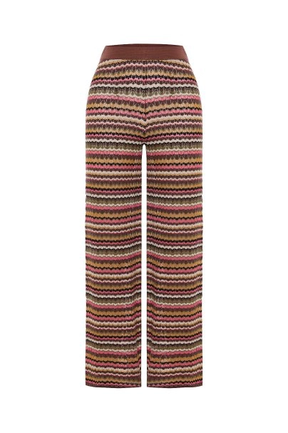 DEGRADE STRIPE KNIT PANTS - 6