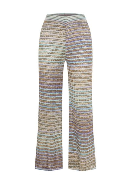 DEGRADE STRIPE SOFT CANDY KNIT PANTS - 6