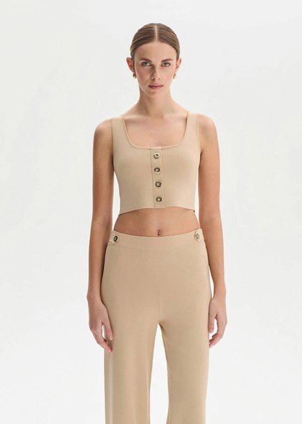 Desert Crop Knıt Top - 1