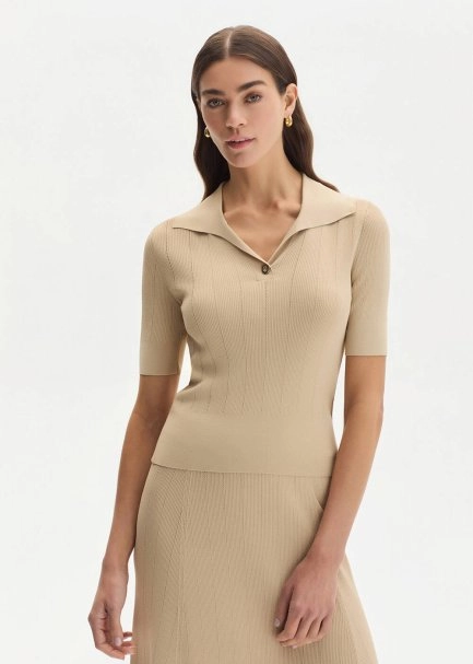 Desert Polo Neck Knıt Top - 3