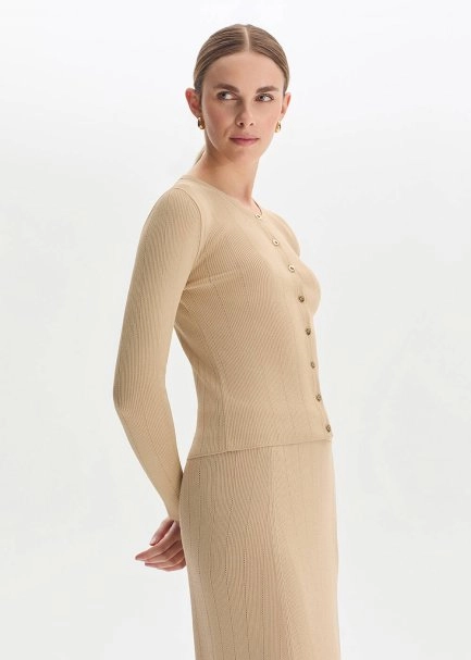 DESERT SLIM FIT KNIT CARDIGAN - 4