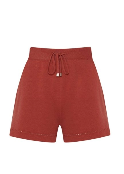 DRAWSTRING SPICE KNIT SHORTS - 6