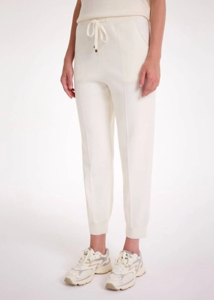 Ekru Triko Jogger Pantolon - 3