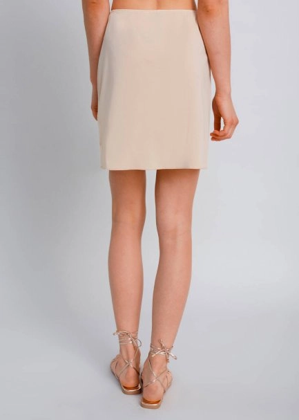 Elastic Waistband Nude Mini Half-Slip - 3