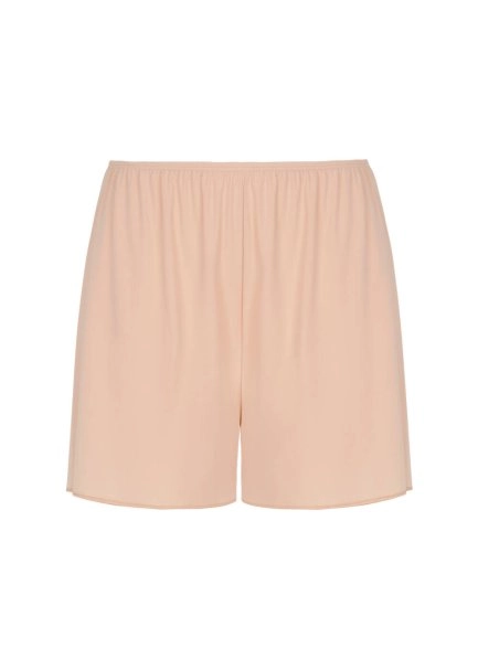 Elastic Waistband Nude Mini Short-Slip - 8