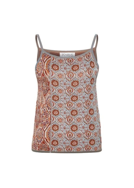 ETHNIC JACQUARD PATTERN KNIT TOPS - 6