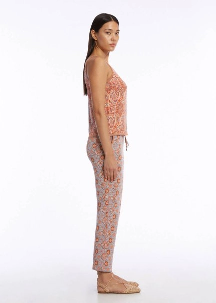 ETHNIC JACQUARD PATTERN KNIT TOPS - 4