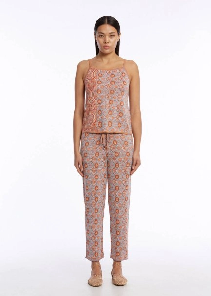 ETHNIC JACQUARD PATTERN KNIT TOPS - 2