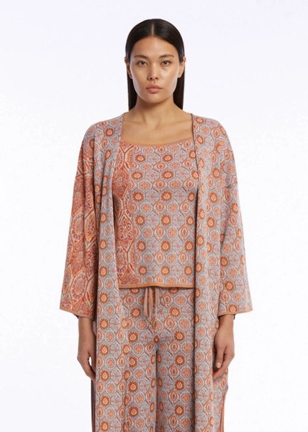 Etnik Jakar Desen Triko Kaftan - 3