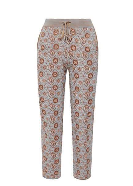 Etnik Jakar Desen Triko Pantolon - 6