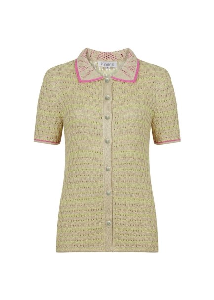 FANCY KNIT DETAILED KNIT TOP - 8