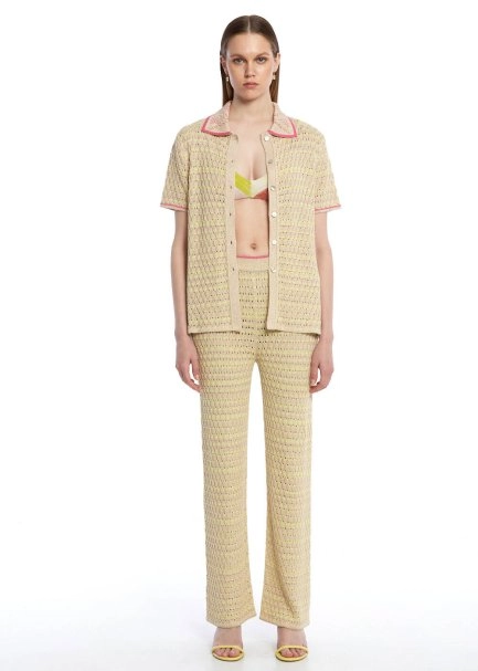 FANCY KNIT DETAILED KNIT TOP - 4