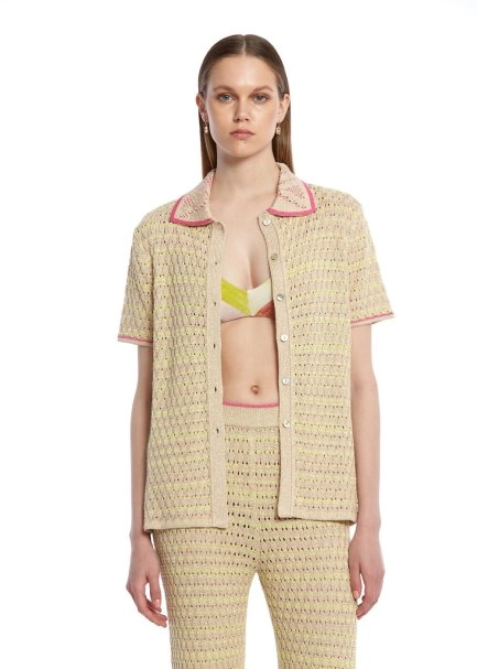 FANCY KNIT DETAILED KNIT TOP - 5