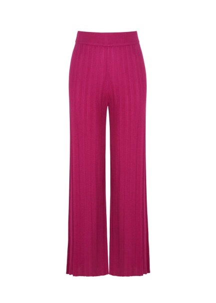 Fuchsia Light Knit Pants - 8