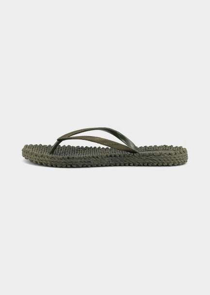 Green Glitter Flip Flops | ILSE JACOBSEN - 4