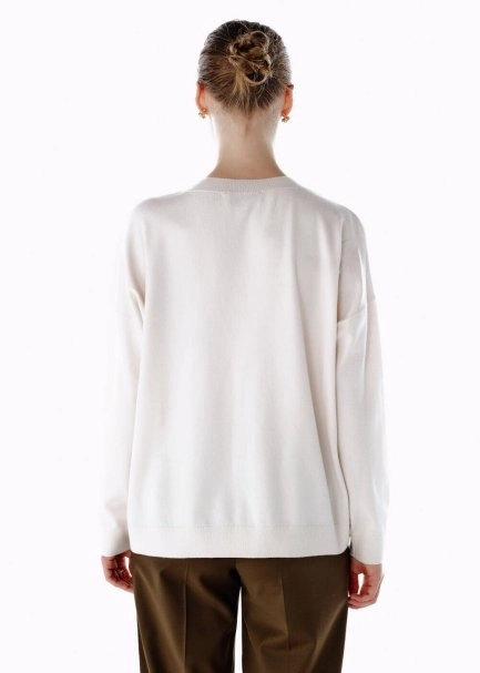 HEARTED ARGYLE PATTERNED SWEATER CLOUD - 5