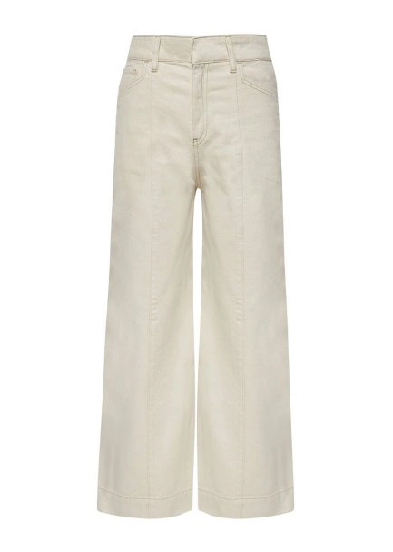 HIGH RISE NATURAL DENIM PANTS - 6