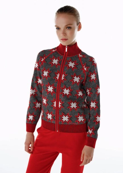 ICONIC APRÈS SKI STAR EMBROIDERED KNIT CARDIGAN BLACK - 3