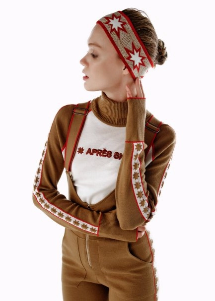 ICONIC APRÈS SKI STAR PATTERNED HEADBAND CAMEL - 5