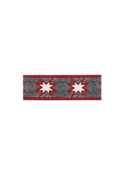 İkonik AprÈs-Skı Yıldız Desenli Headband Siyah - 6