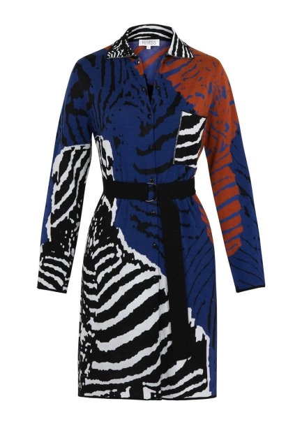 Intarsia Jacquard Detail Multıcolor Knit Tunic - 8