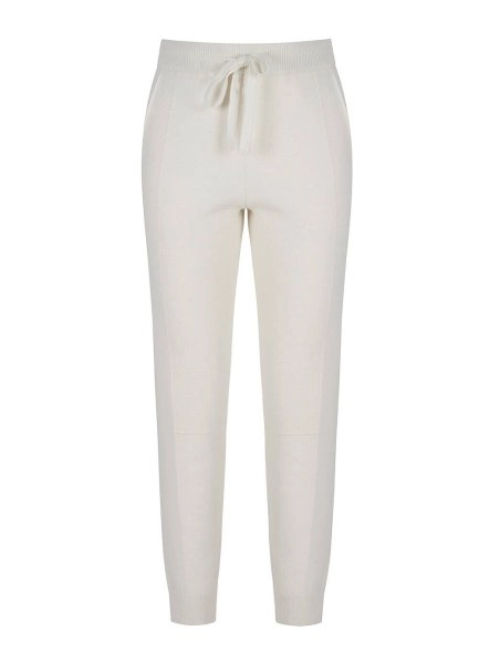 İtalyan İplik Triko Ekru Jogging Pantolon - 8