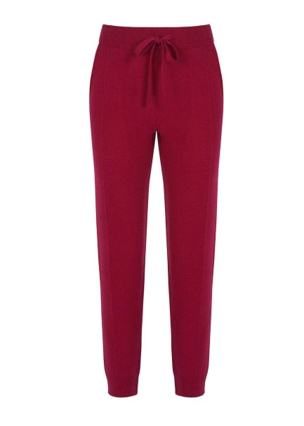 İtalyan İplik Triko Fuşya Jogging Pantolon - 8