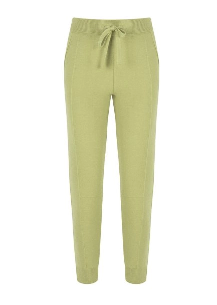 İtalyan İplik Triko Yeşil Jogging Pantolon - 8