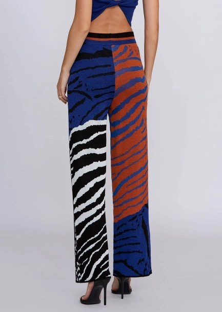 Jacquard Detailed Loose Fit Knit Pant - 3