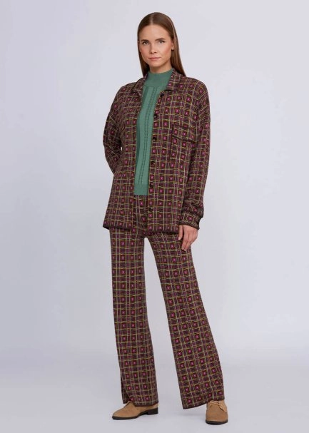 Jacquard Pattern Knit Pant - 2
