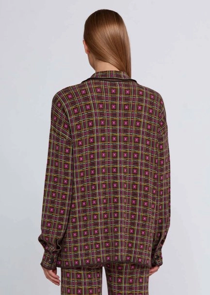 Jacquard Pattern Loose Fit Knit Jacket - 3