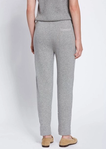 Kaşmir Gri Triko Jogger Pantolon - 4