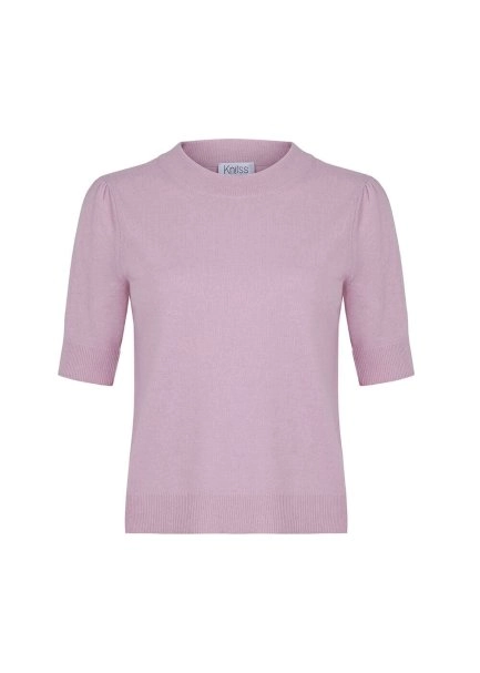 Kaşmir Karışımlı Açık Pembe Triko Üst - 8