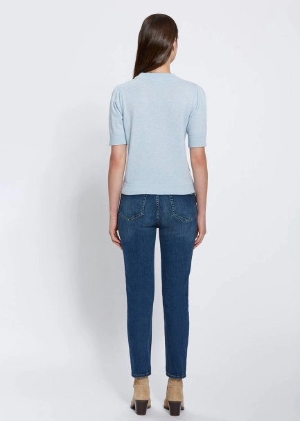 Kaşmir Karışımlı BUZ MaviSİ Triko Üst - 4