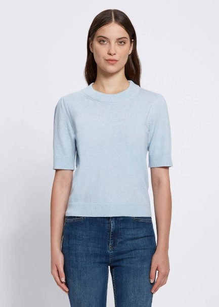 Kaşmir Karışımlı BUZ MaviSİ Triko Üst - 1