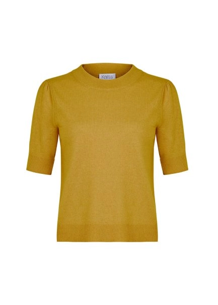 Kaşmir Karışımlı Hardal Triko Üst - 8