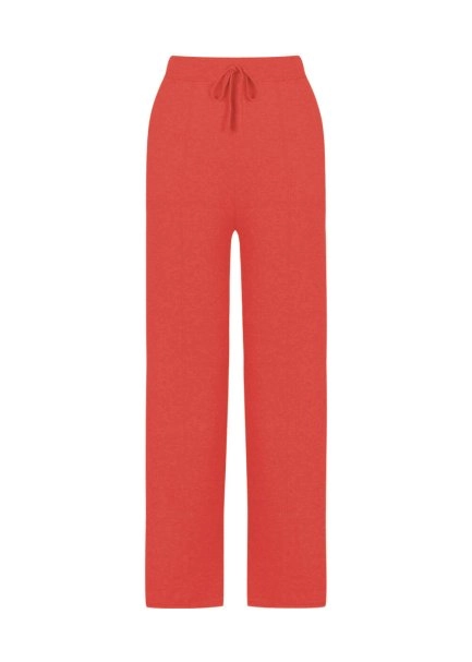 Kaşmir Karışımlı Turuncu Triko Pantolon - 8