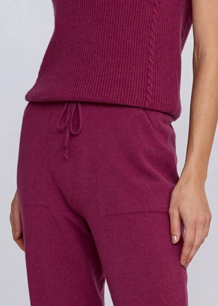 Kaşmir Pembe Triko Jogger Pantolon - 7