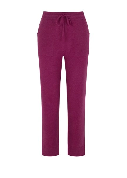 Kaşmir Pembe Triko Jogger Pantolon - 8