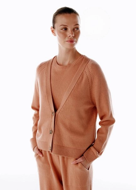 Kaşmir Triko Hırka Pembe - 3