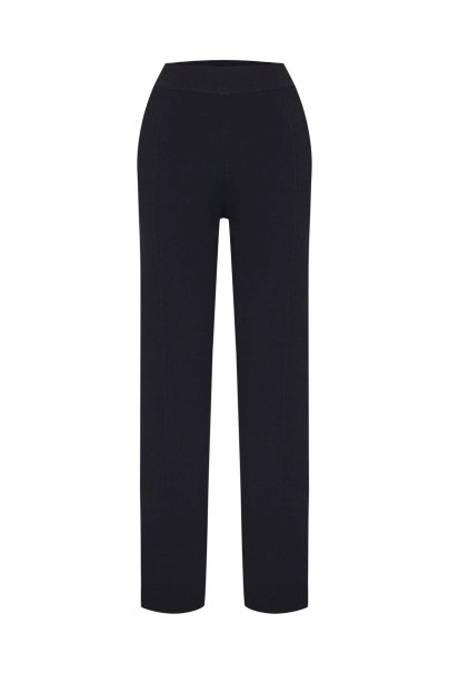 KNIT PANTS BLACK - 6