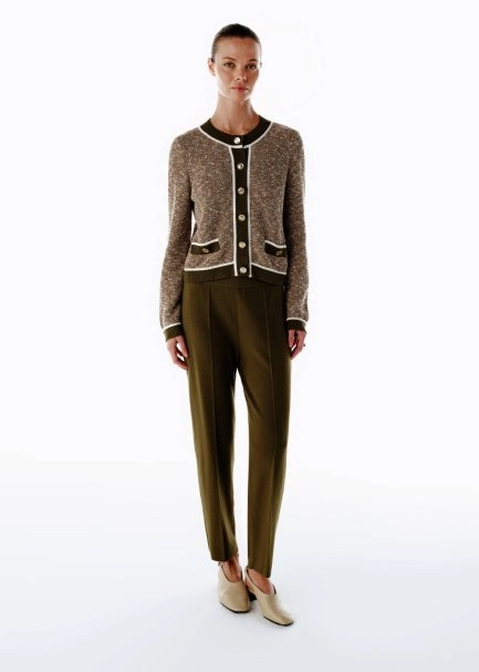 KNIT PANTS HERB GREEN - 3